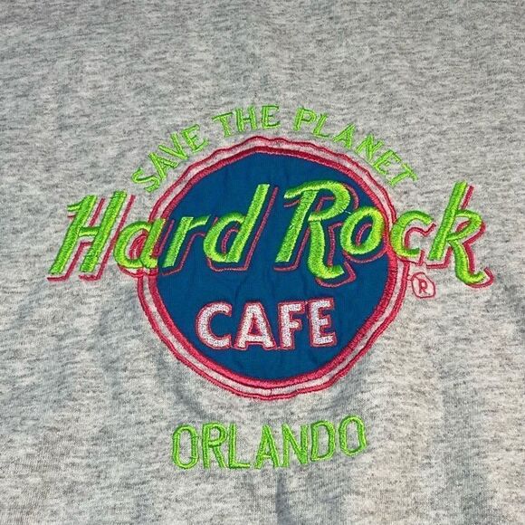 Vintage 90s Hard Rock Cafe Save The Planet Sweater - Picture 2 of 7